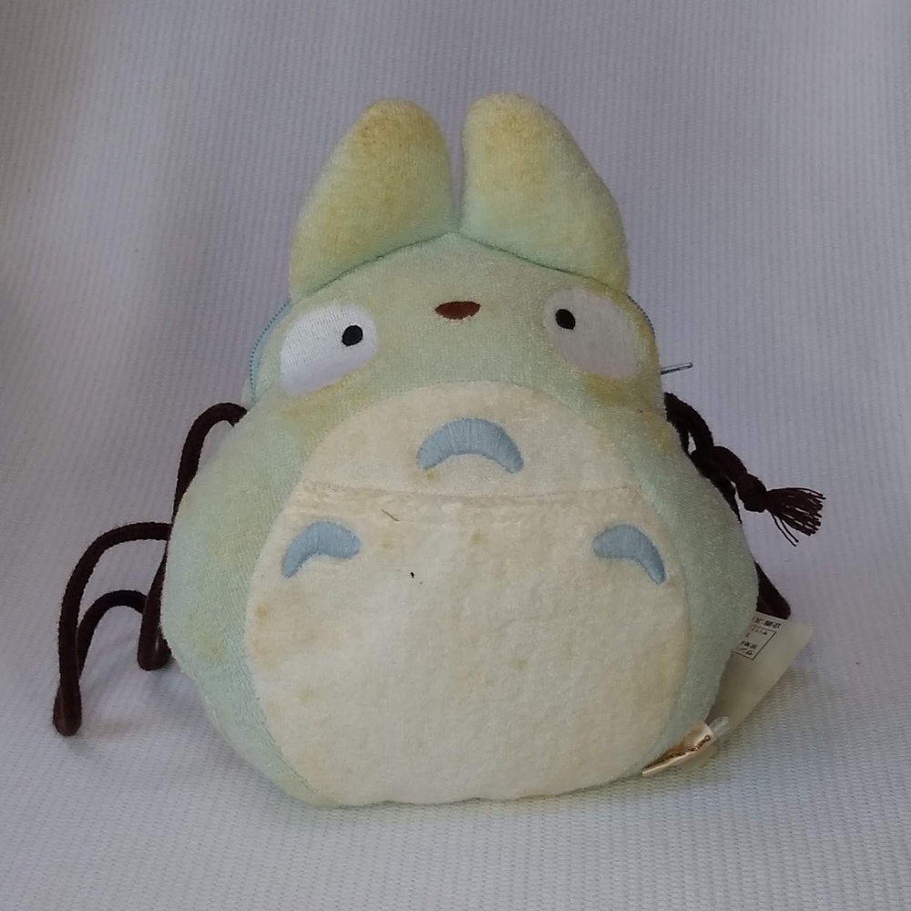90s Totoro plush mini purse / coin purse EXT RARE
